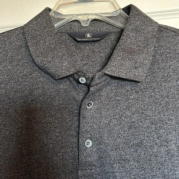 Hart Schaffner Marx men’s black short sleeve polo shirt size large - Picture 2 of 10